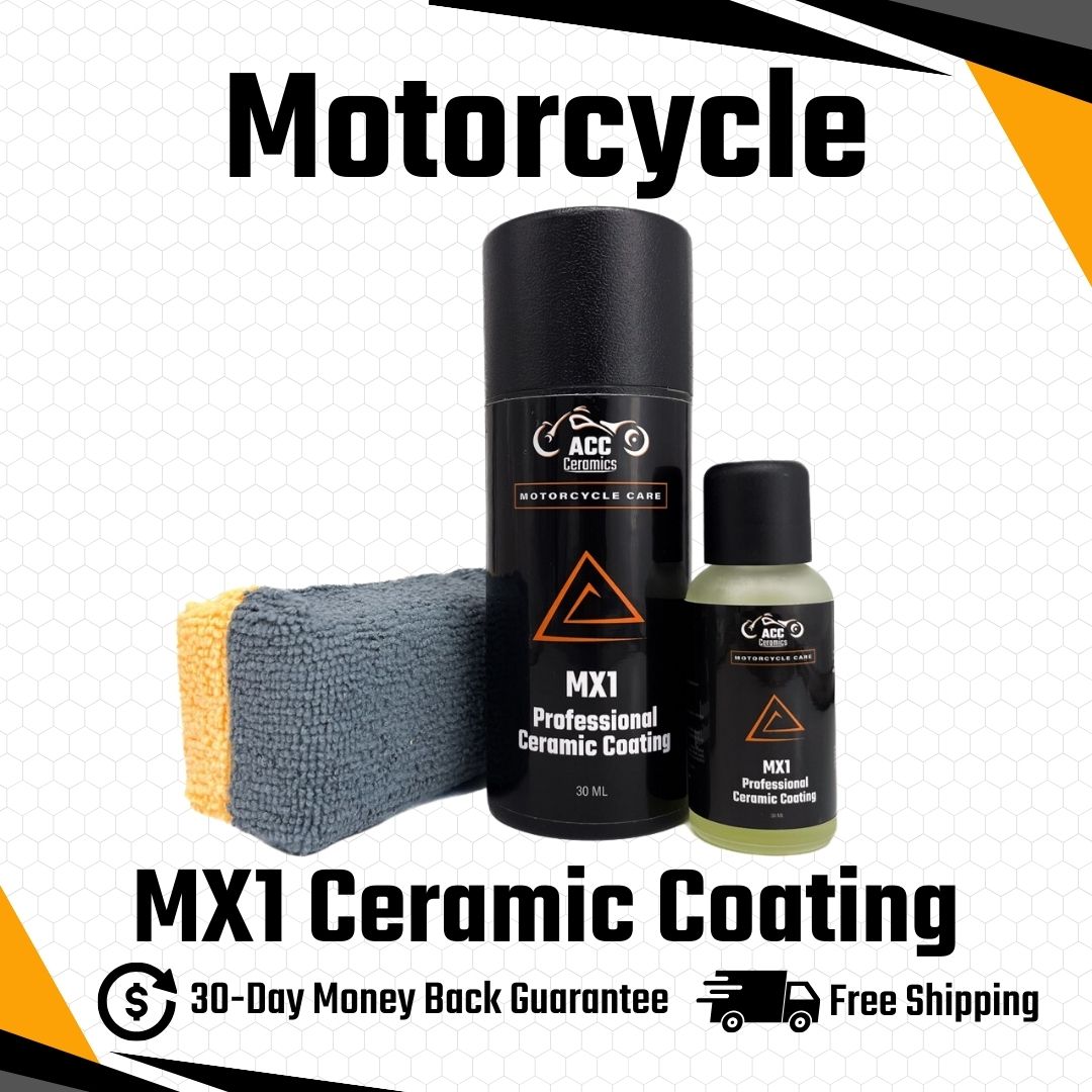 MX1 Motorcycle 5+ Year Ceramic Coating – ACC Ceramics